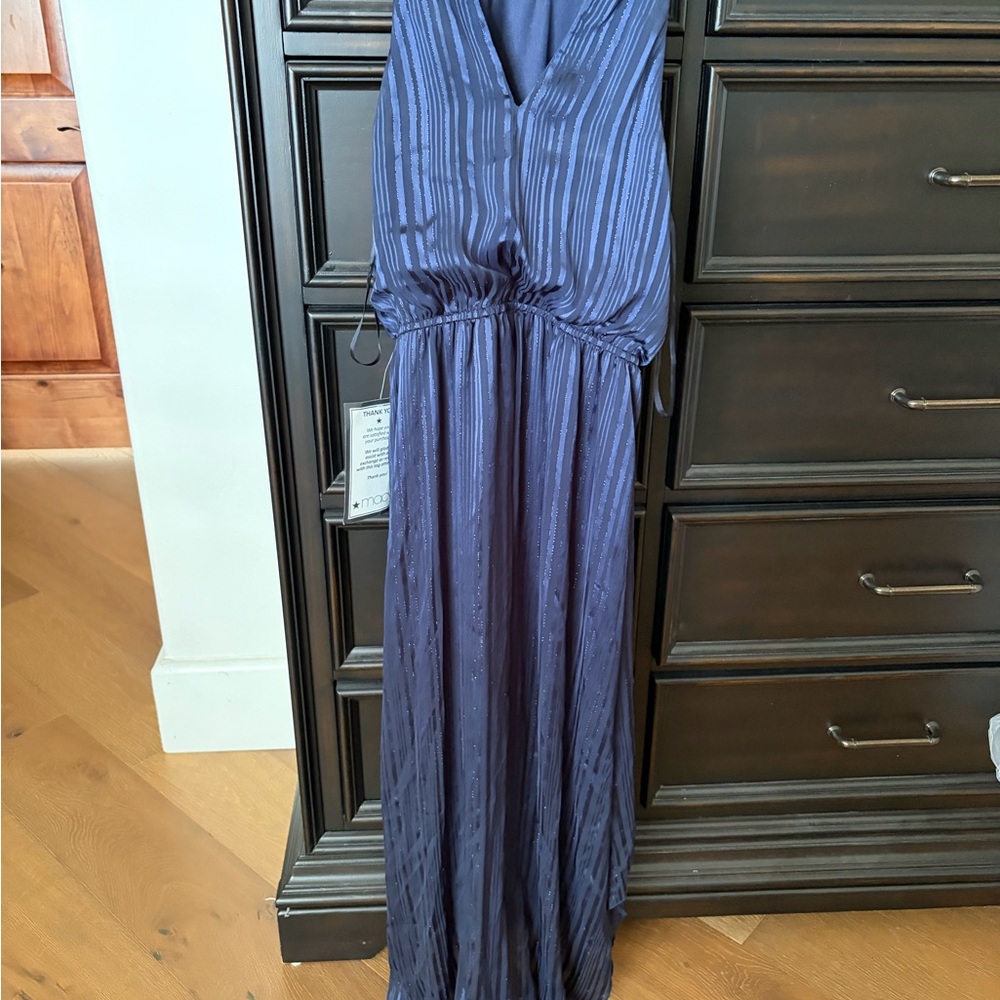 Elegant Blue Maxi Dress